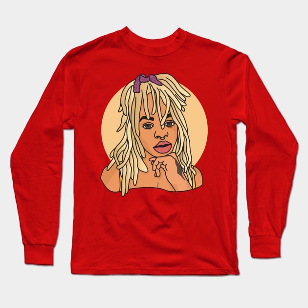 Blondie Locs Long Sleeve T-Shirt by NaturallyBlack